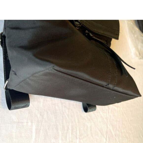 Botkier NY Mini Trigger Nylon Black Backpack Double Zipper Bag ~Excellent! main image 4